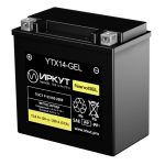 Мото аккумулятор ИРКУТ YTX14-GEL-2024